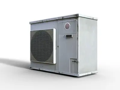 AC Window Free 3D model