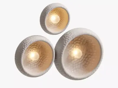 Wall lamp Mache 3D model