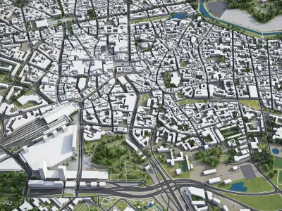 Lille Low-poly 3D model