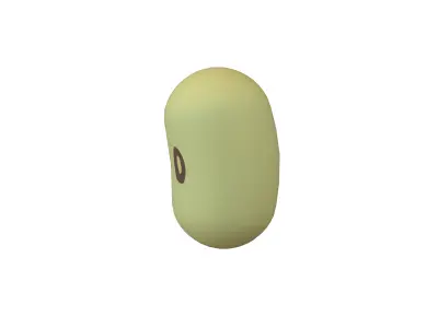 Soybean V1 002 Low-poly 3D model