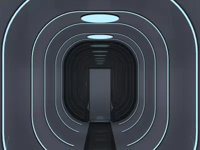  Sci Fi Tunnel 3D model