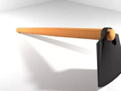 Farm Tool - Hoe 3D model