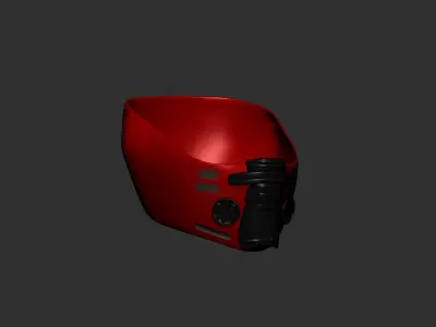 helmet mask high poly sculpt 3d printable 3D model