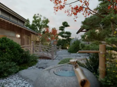 Garden Exterior Model  3D model