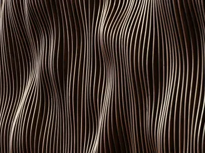 Parametric thick rail panel n1 3D model