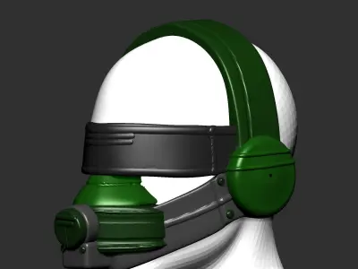 helmet high poly sculpt 3d printable ver 3 3D model 3D model