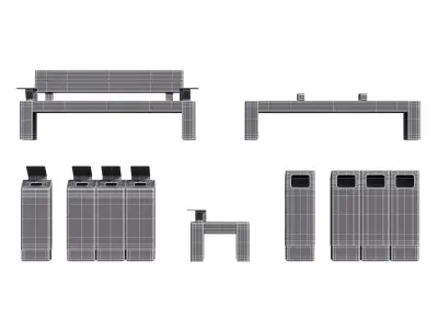 Lido collection 3D model