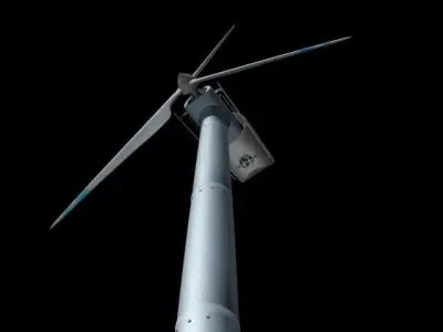 Electric Windmill 3D model