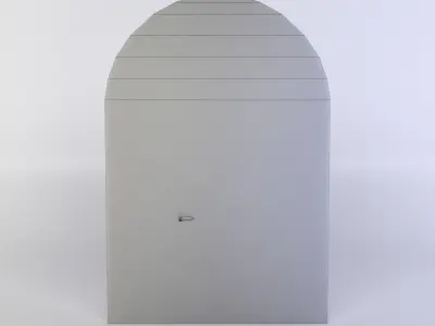 Door wooden with glass windows Low-poly 3D model purchase