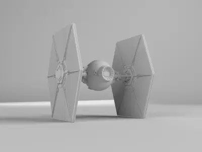 Tie Fighter 3D model