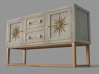 Augusta Sol Buffet Sand 3D model