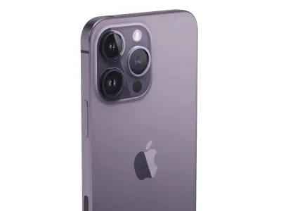 iPhone 14 Pro Max Deep Purple 3D model
