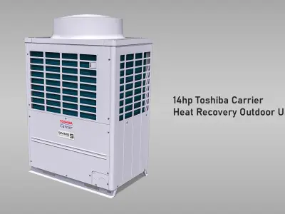 Outdoor Air Conditioning Units Collection 3D Model Pack