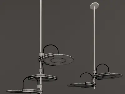ceiling lamp 2-3 Free 3D model
