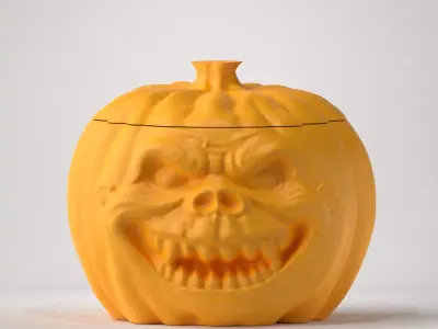 Jack-o-lantern Pack IV 3D print model