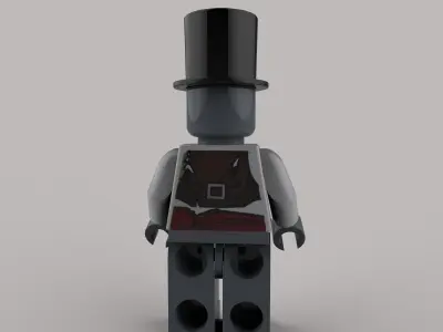 Zombie Groom 3D model