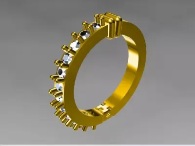 simple earring design   3D print model