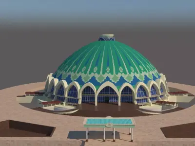 Tashkent Chorsu Market 3D model