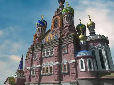 Church of the Savior on Spilled Blood  3D model