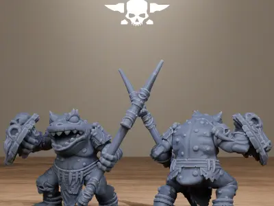 Bogkin Heavies 3D print model