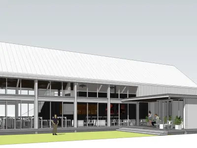 LOUNGE AND RESTAURANT   3D model