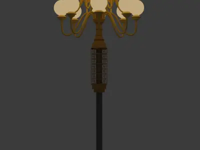 Road Lamp or Street Lamp 3D model