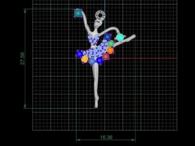  Dancing girl Texture