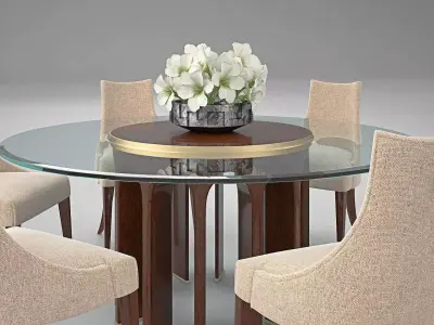 Tenarchstudio Dining Table  render ready vray  3D model