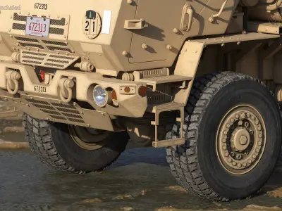  M142 HIMARS Multiple Rocket Launcher Desert 