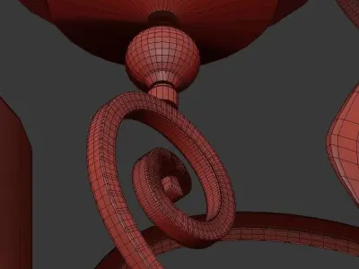 Crystal Ceiling Lights Bella figura 3D model