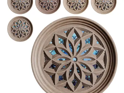 Gothic Window 08 3D model