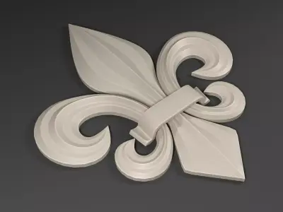 Fleur de Lis 3D model
