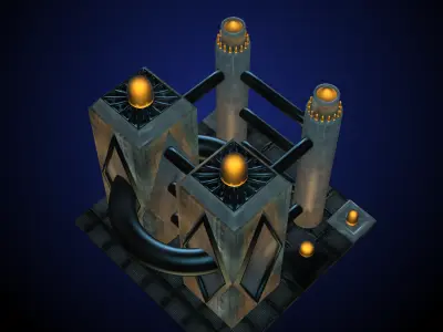 Sci-Fi Structure II 3D model