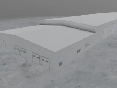 EDDB Storage 4 Low-poly 3D model