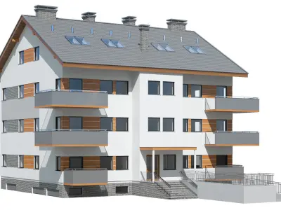 Cottage 016 3D model