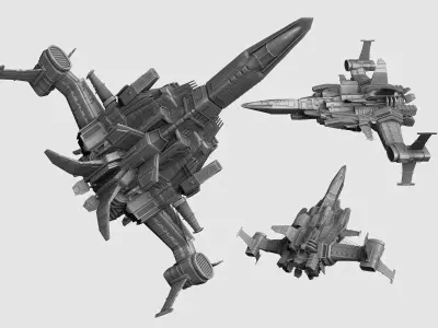 Spaceship 3D print model buy