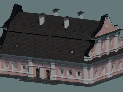 Ukrainian Baroque House I 3D model