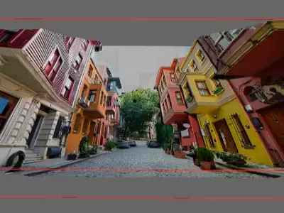 istanbul balat street 3d relief  3D model