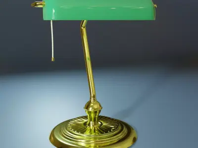 Vintage table lamp Free 3D model