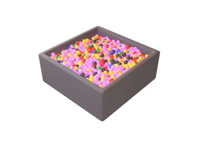 Ball Pool v1 001 Low-poly 3D model