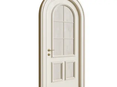Arc doors - classic style 3D model