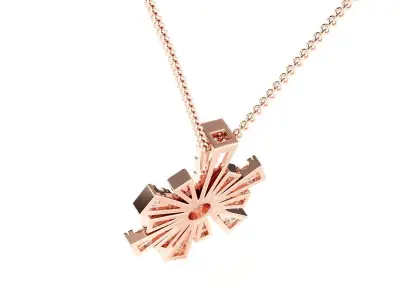 Fancy pendant 3D print model