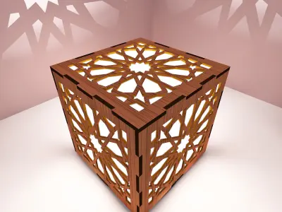 Light lamp Low-poly 3D model