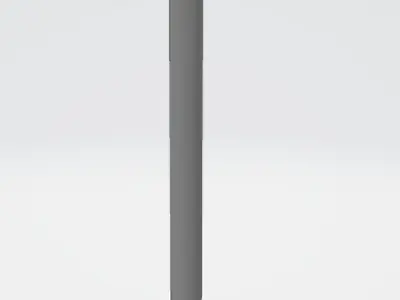 Street Lamp Low-poly 3D model 18