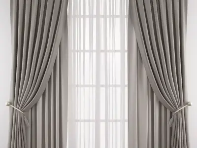 Curtain 357    3d model 3D model