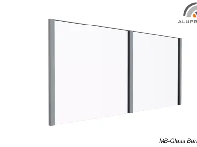 Aluprof MB Glass Barrier 003 M 0428 3DsMax Free 3D model