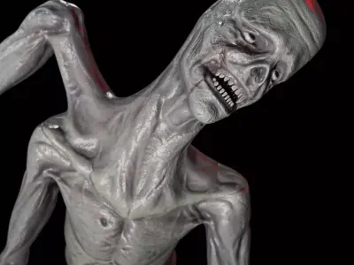 Humanoid Creature - Salvation Low-poly 3D model