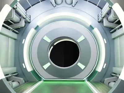 SCI FI CORRIDOR R1 3D model