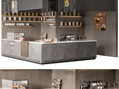 CAFE BAR NO23 A 3D model