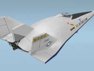  Experimental Aircraft Martin Marietta X-24B Simplified 